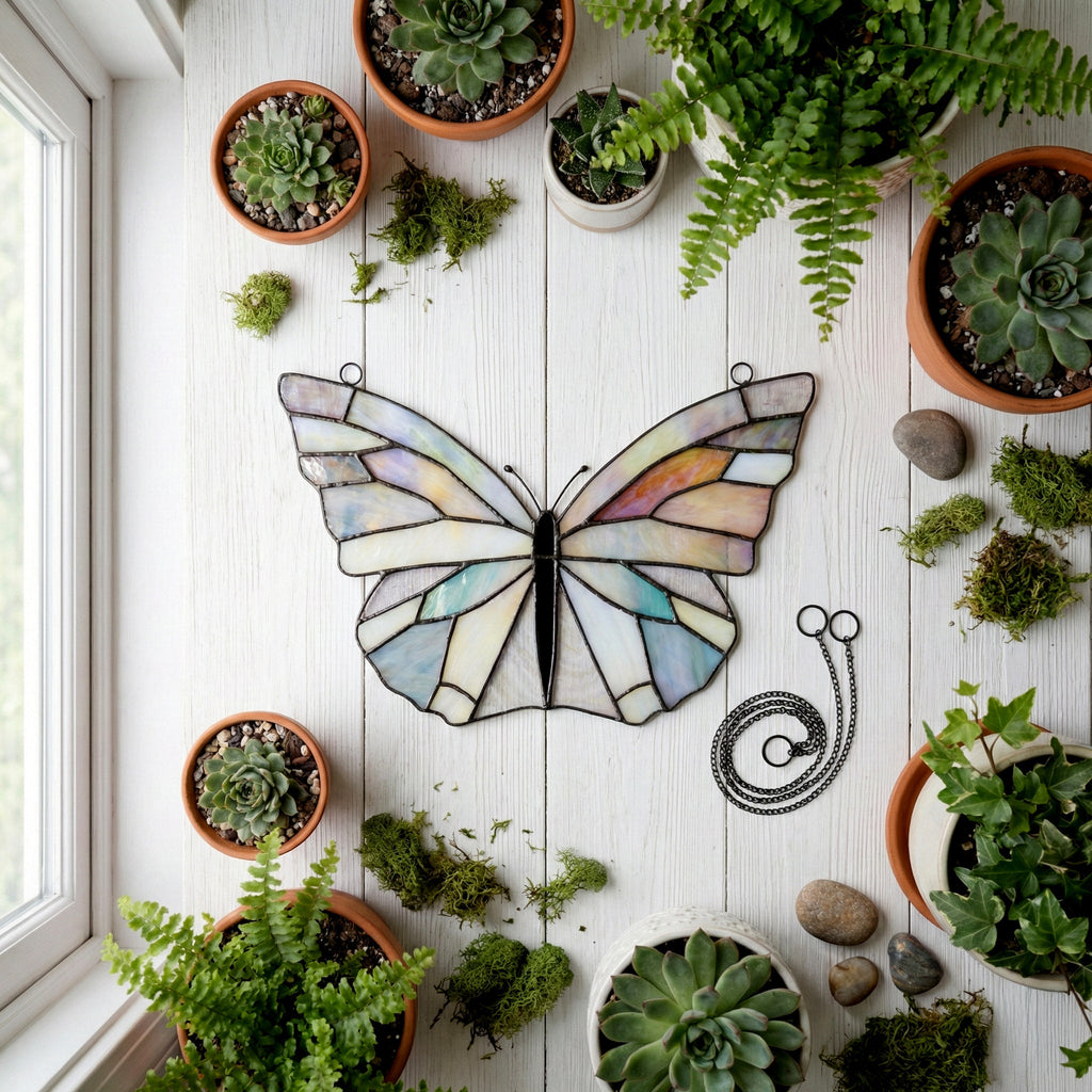 Stained Glass Butterfly Pattern | Crafting Patterns & Molds | Wiccan Center