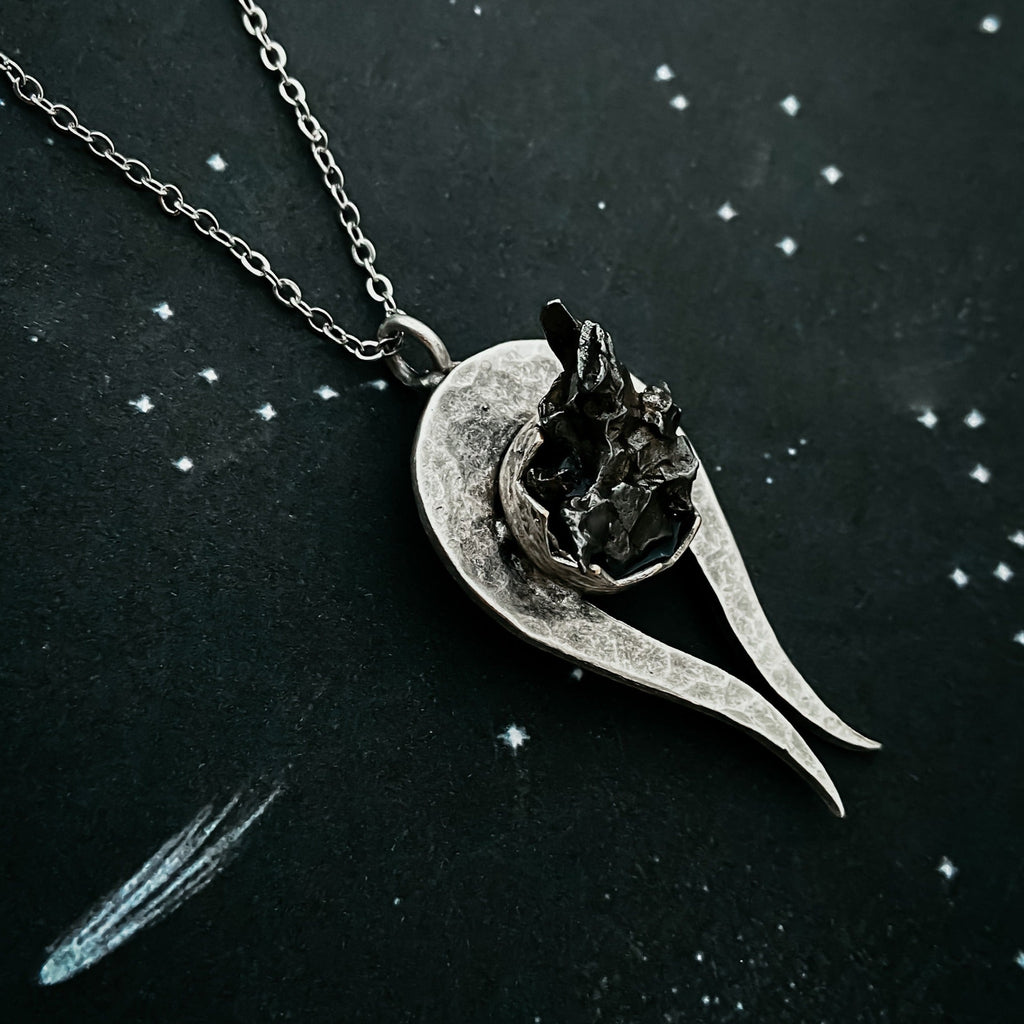 Comet Necklace with Authentic Meteorite | Necklace | Wiccan Center