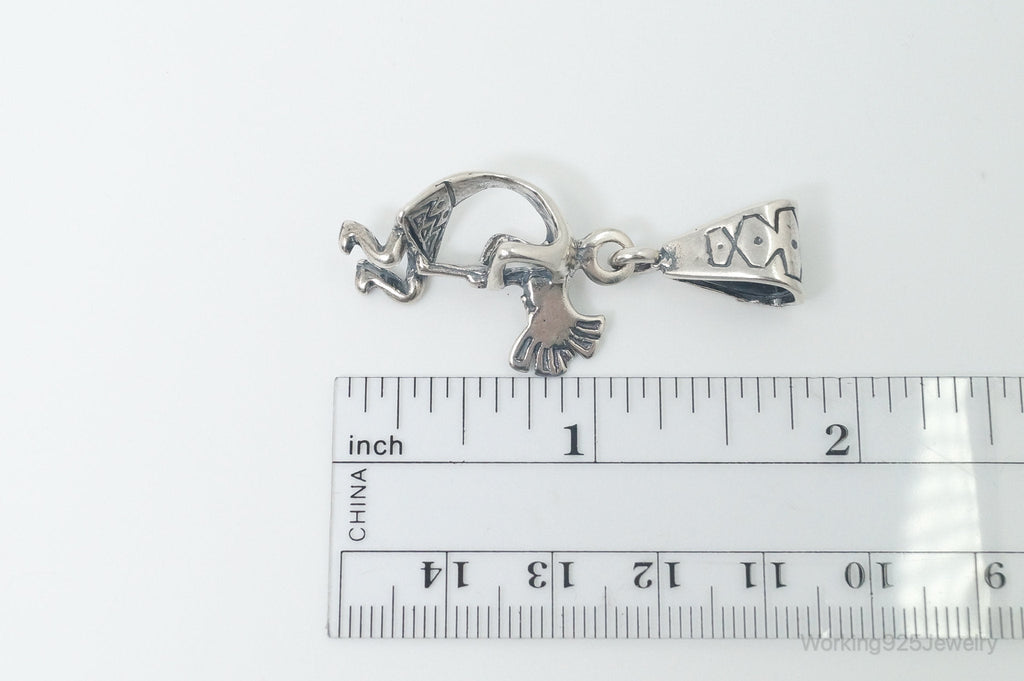 Vintage Native American Dancing Kokopelli Sterling Silver Pendant | Jewelry > Necklaces > Pendants | Wiccan Center