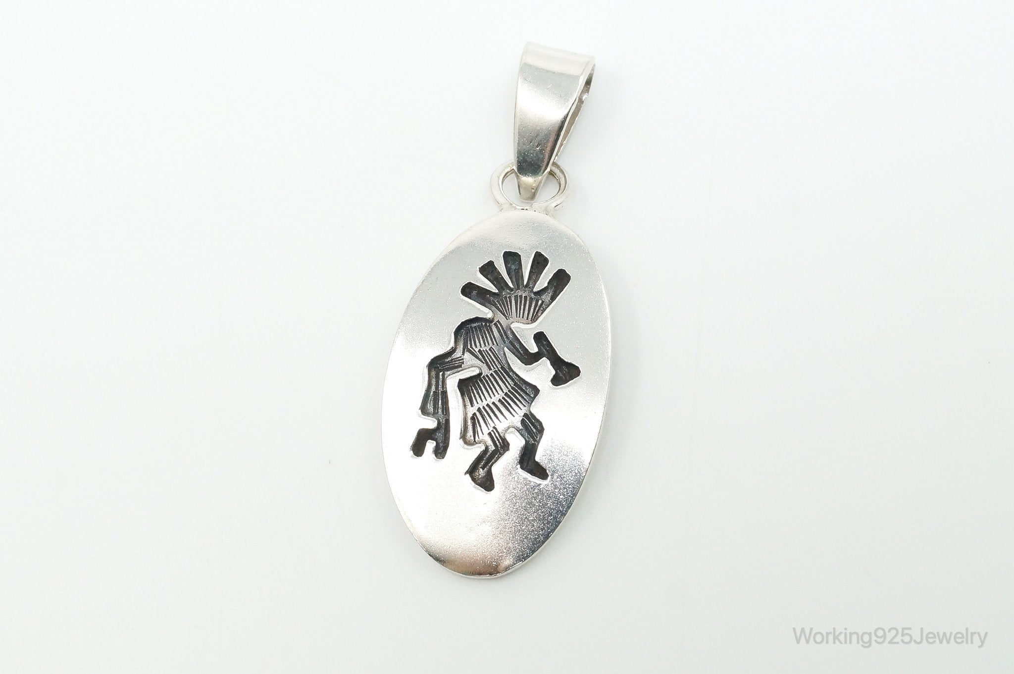 Vintage Mexico Dancing Kokopelli Southwestern Sterling Silver Pendant | Jewelry > Necklaces > Pendants | Wiccan Center