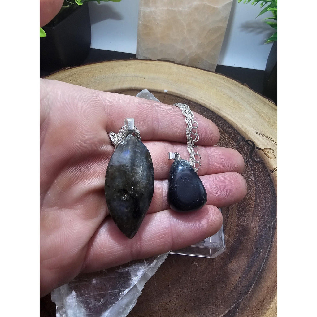 Labradorite & Jababa jasper set