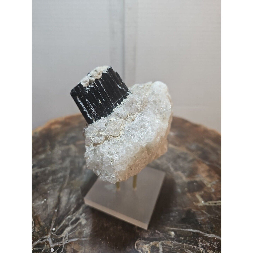 Black Tourmaline Raw Mineral Specimen — 1.11 lbs, Rough Natural Crystal | CrystalCloud Company | Mineral Specimens | Wiccan Center