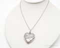 Vintage Large Puffy Heart Mother Charm Sterling Silver Necklace | Jewelry > Necklaces > Pendants | Wiccan Center