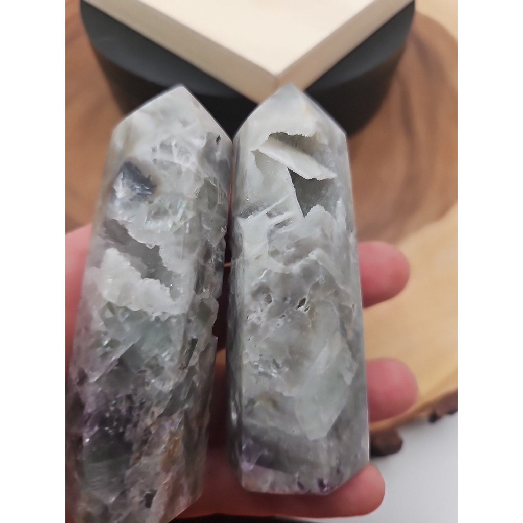 Fluorite Crystal Towers 1 Pair .56lb