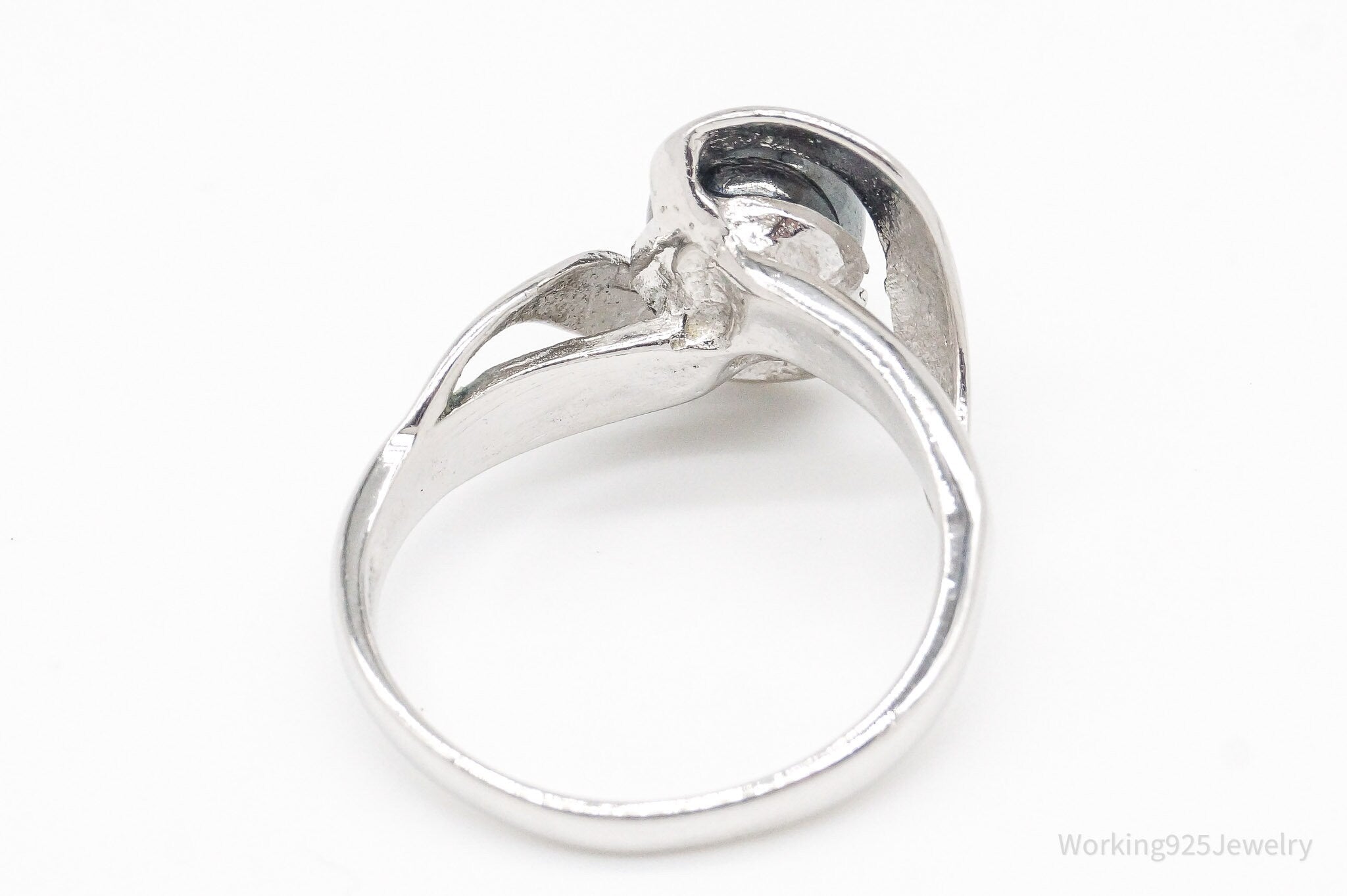 Vintage Hematite 14K Gold Over Sterling Silver Ring - Size 6.25 | Jewelry > Rings | Wiccan Center