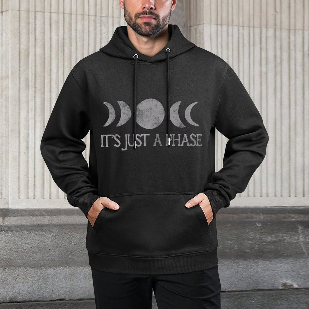 Its Just A Phase T-shirt Moon Phases Tees Moon Lovers Relaxed Fit Hoodie