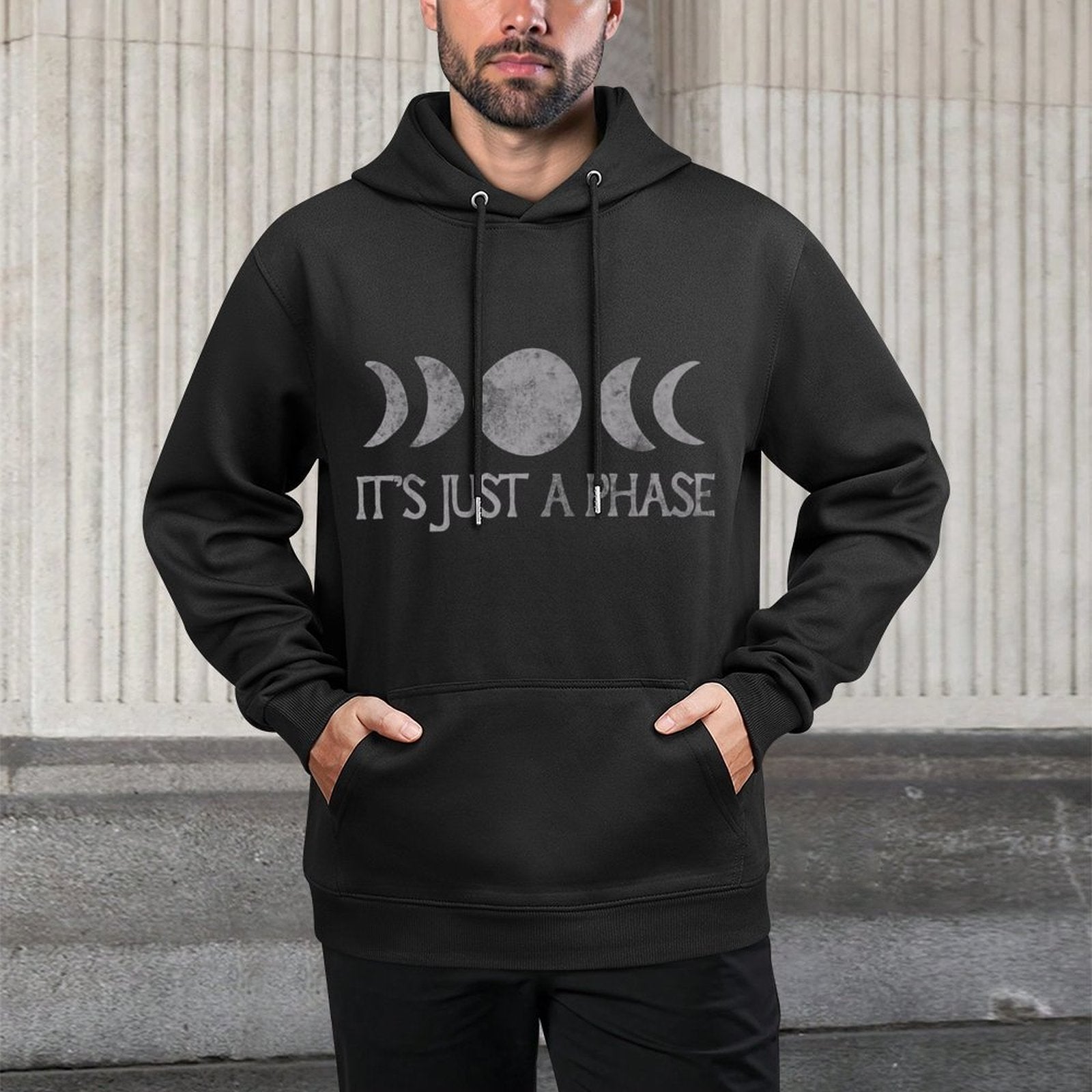 Its Just A Phase T-shirt Moon Phases Tees Moon Lovers Relaxed Fit Hoodie