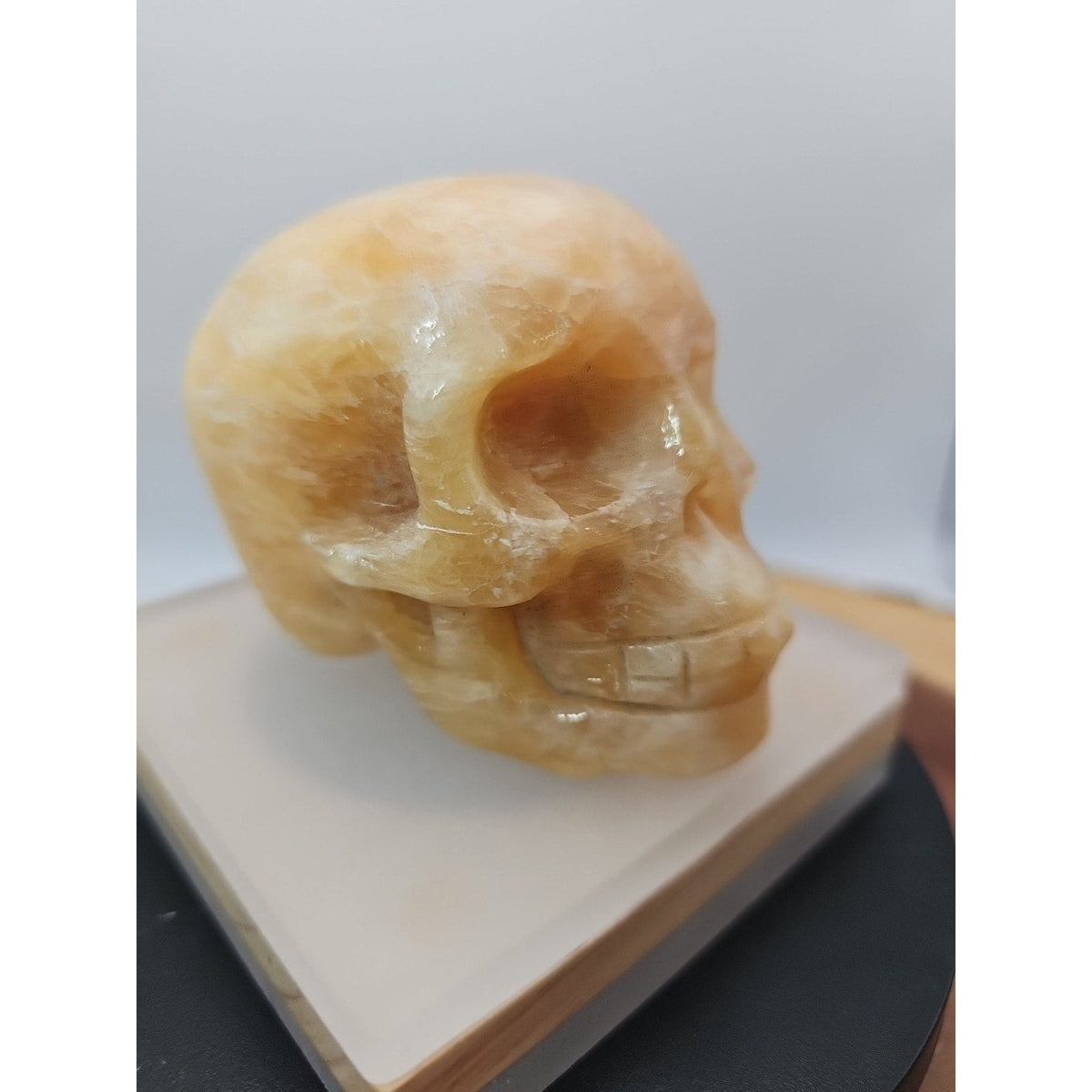 0.89 lb Jasper Jade Agate Crystal Skull – Madagascar
