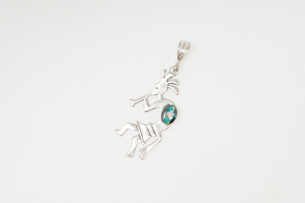 Vintage Native America Darrel Morgan Kokopelli Sterling Silver Necklace | Jewelry > Necklaces > Pendants | Wiccan Center