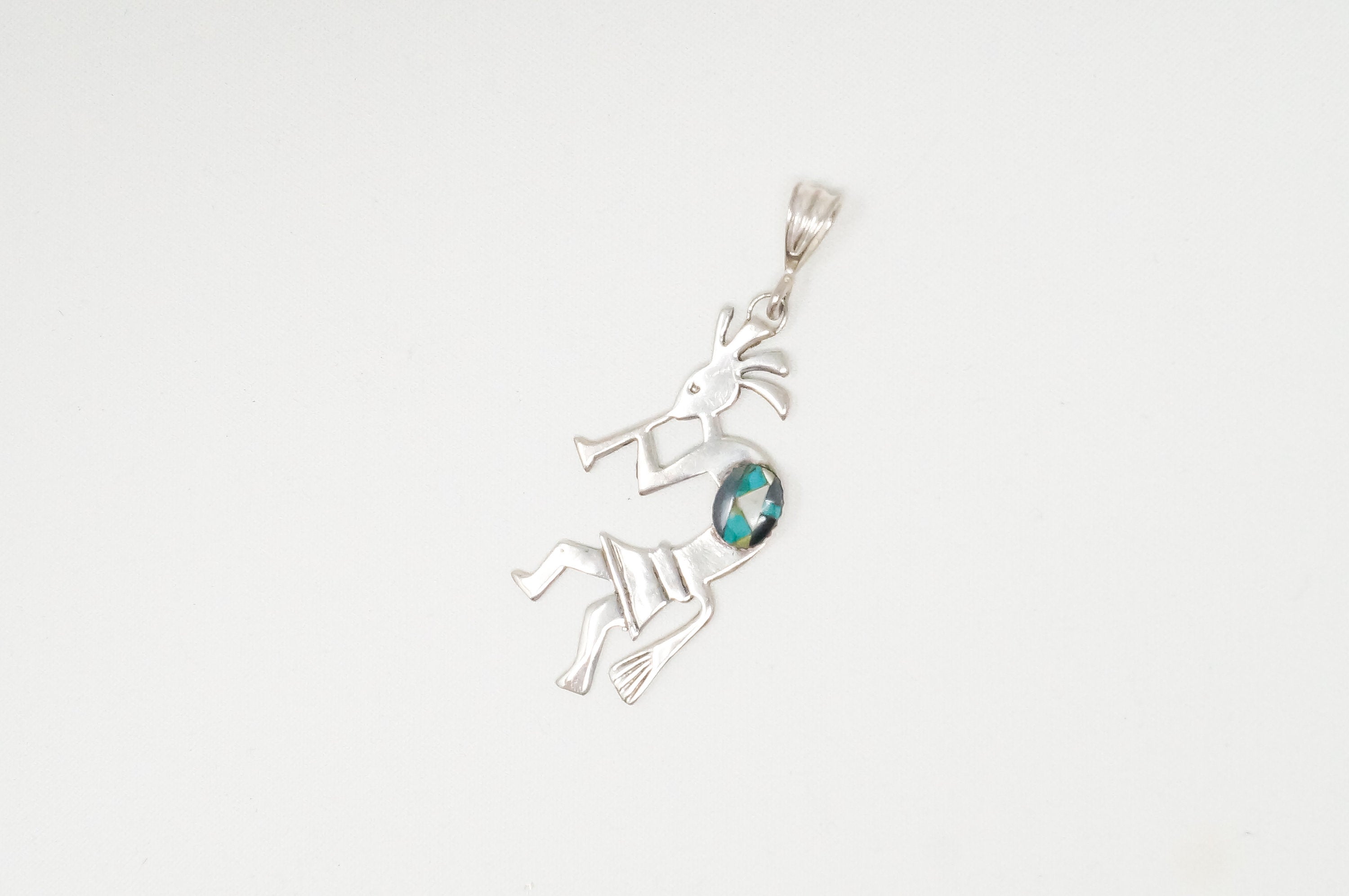 Vintage Native America Darrel Morgan Kokopelli Sterling Silver Necklace | Jewelry > Necklaces > Pendants | Wiccan Center
