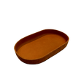 Leather Valet Tray: Oval