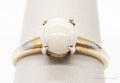 Vintage Designer DBJ White Opal Gold Vermeil Sterling Silver Ring - Size 7 | Jewelry > Rings | Wiccan Center