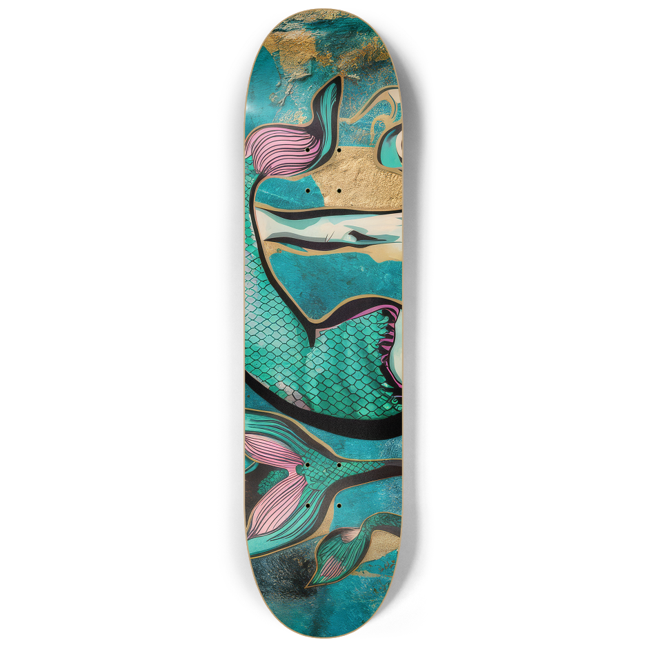 2 Skateboard Series Art - Mermaid Forward | Skateboard | Wiccan Center