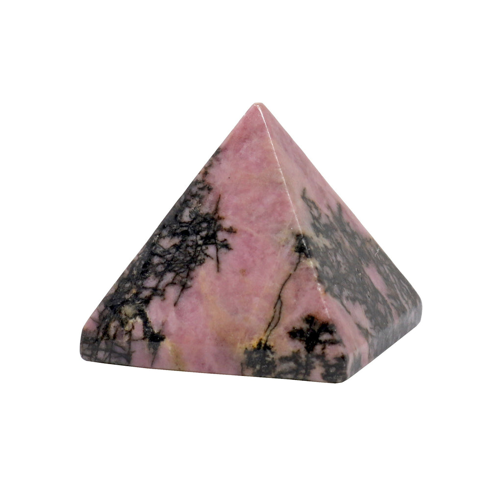 Rhodonite Pyramid 1" | Crystals & Minerals > Figurines | Wiccan Center