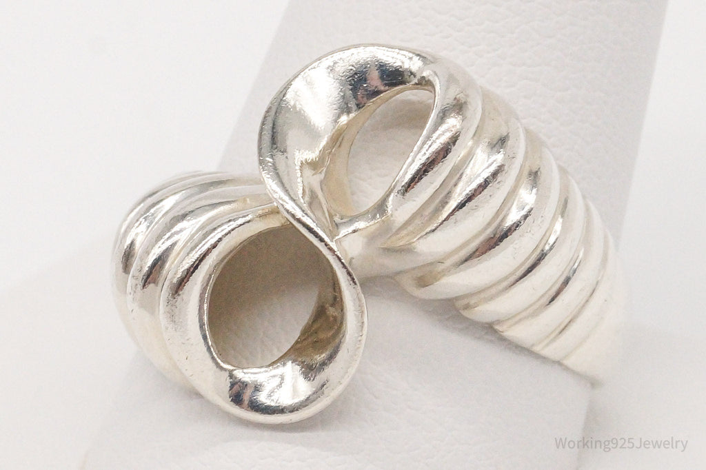 Vintage Modernist Sterling Silver Ring - Size 11.75 | Jewelry > Rings | Wiccan Center