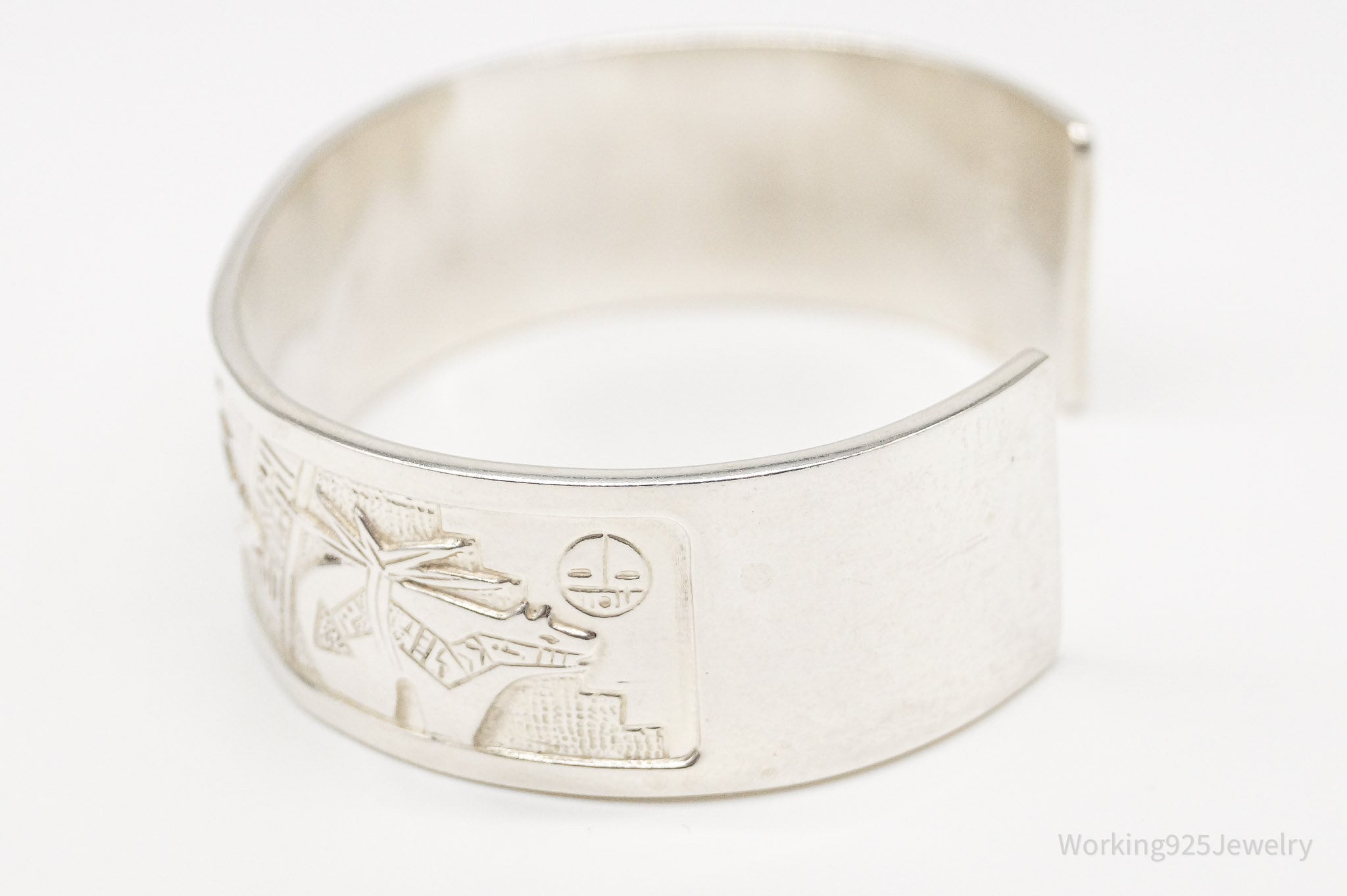 Vintage Carolyn Pollack Relios RMT Storyteller Sterling Silver Bracelet | Jewelry > Bracelets | Wiccan Center
