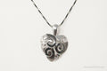 Vintage Designer Swirl Heart Sterling Silver Necklace | Jewelry > Necklaces > Pendants | Wiccan Center