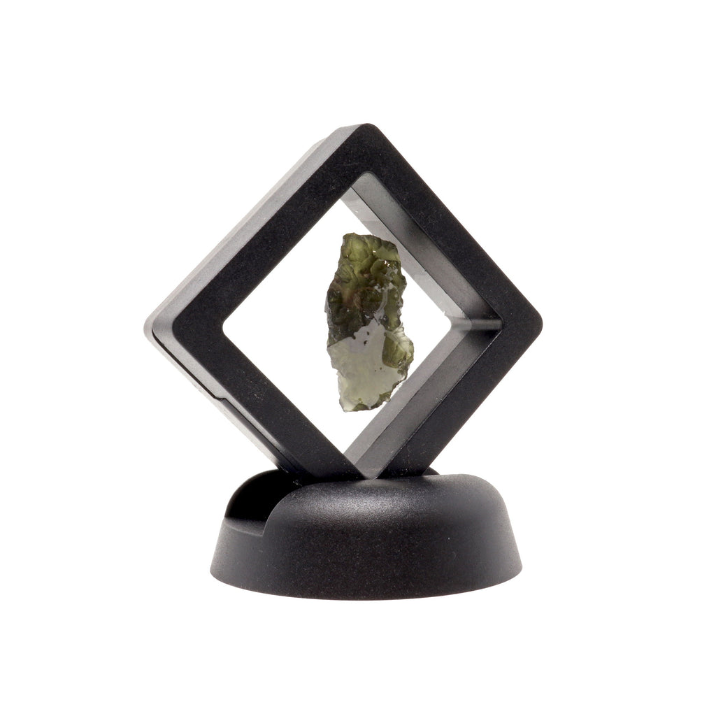 Moldavite Tektite Raw Nugget with Gel Case | Crystals & Minerals > Specimens | Wiccan Center