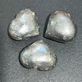 Hematite Puffy Heart Polished Carving Wholesale | Home & Living > Home Decor > Home Accents > Rocks & Geodes | Wiccan Center