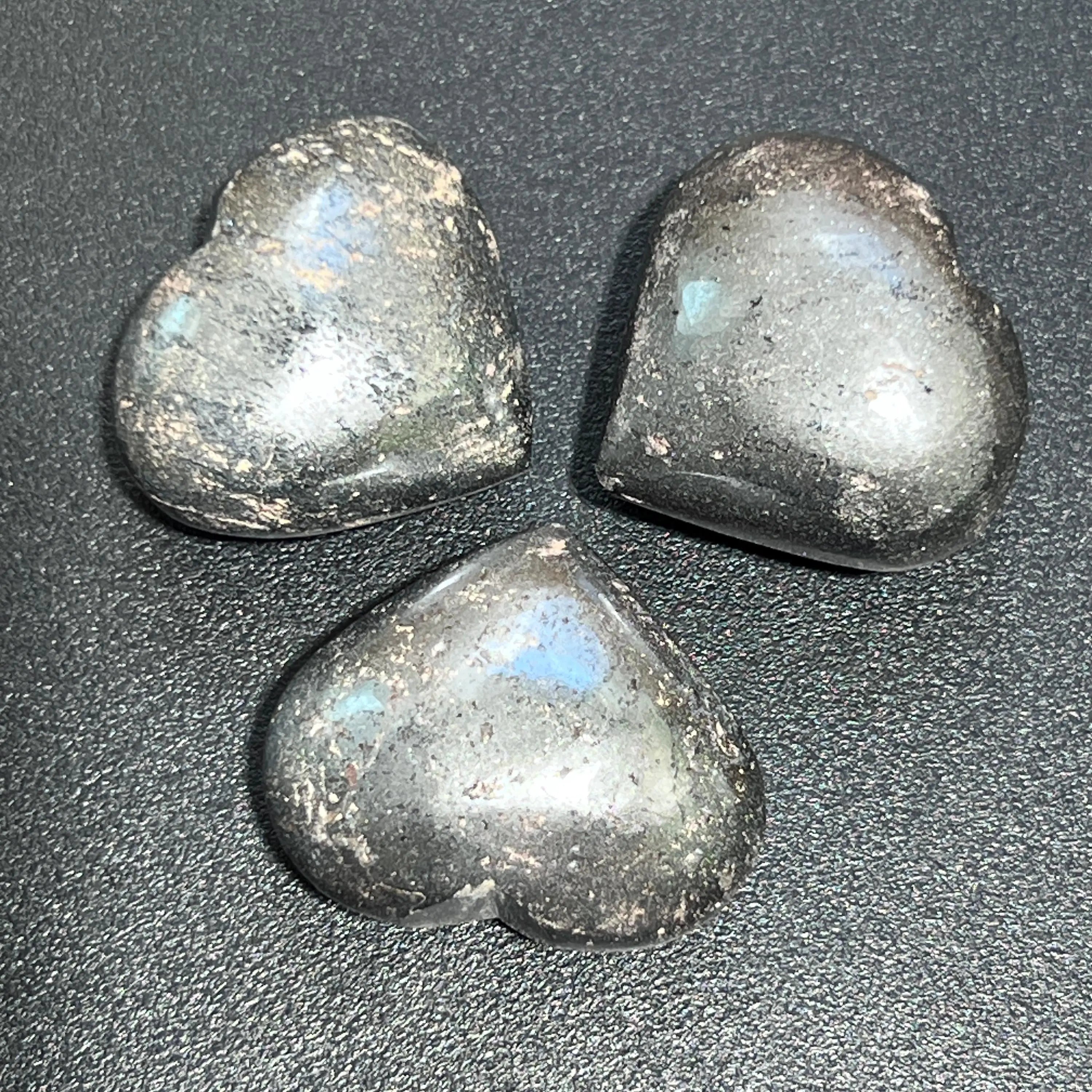 Hematite Puffy Heart Polished Carving Wholesale | Home & Living > Home Decor > Home Accents > Rocks & Geodes | Wiccan Center
