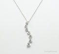 Vintage Cubic Zirconia Journey Necklace Sterling Silver - 18 Inch Chain | Jewelry > Necklaces > Pendants | Wiccan Center