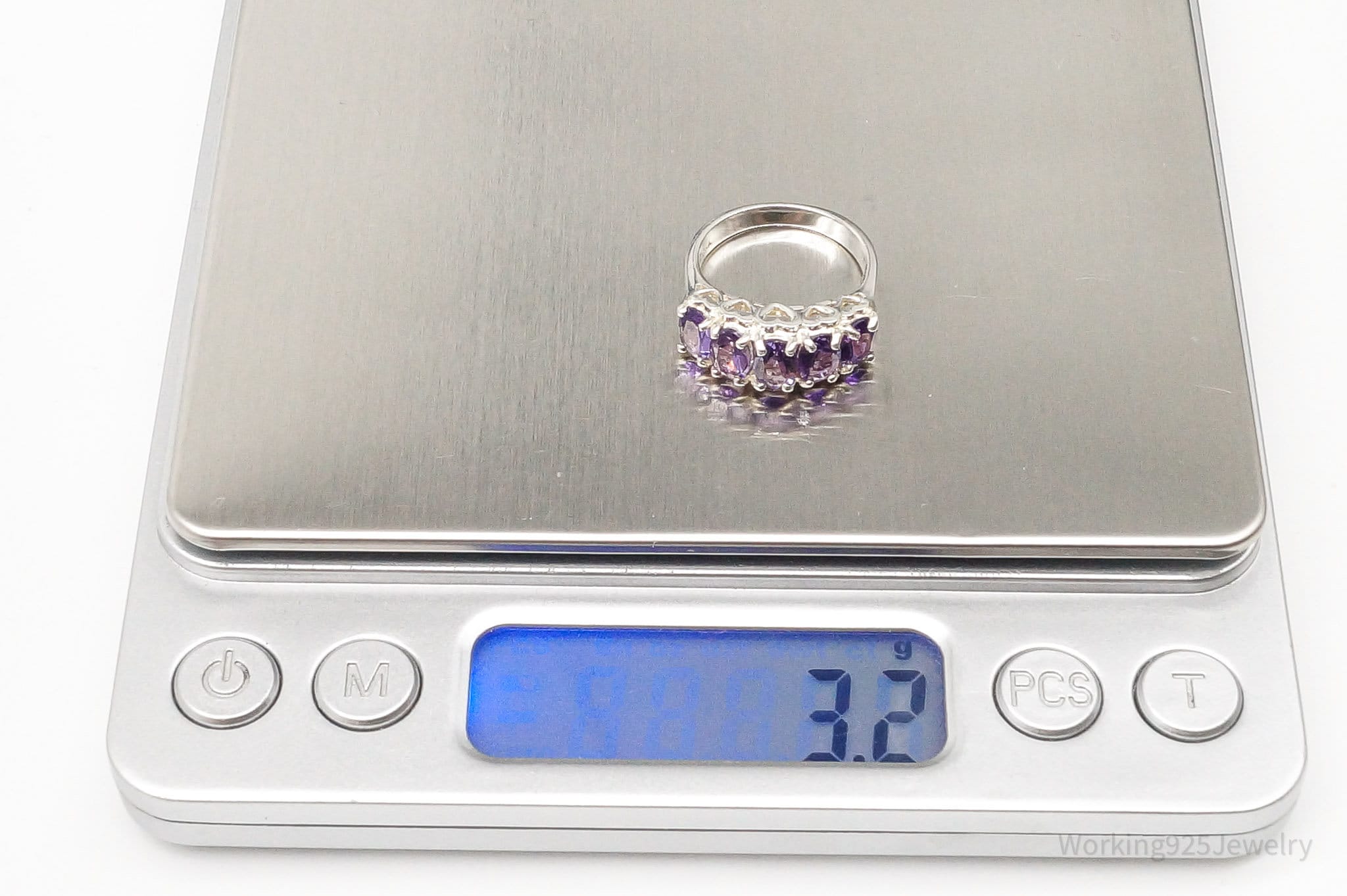 Vintage CNA Amethyst Sterling Silver Ring - Size 4.75 | Jewelry > Rings | Wiccan Center