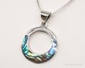 Vintage Paua Abalone Shell Sterling Silver Necklace | Jewelry > Necklaces | Wiccan Center