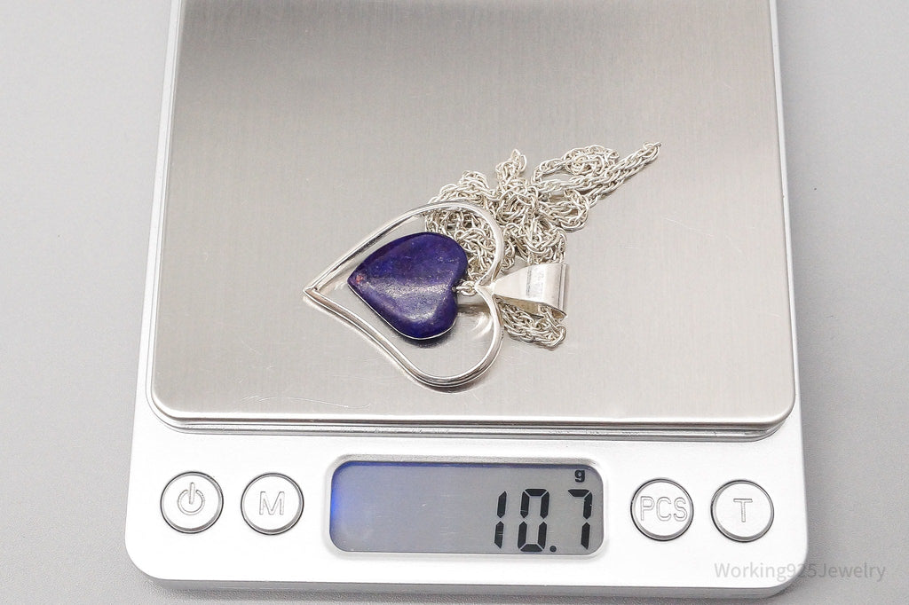 VTG Southwestern Desert Rose Trading Lapis Lazuli Sterling Silver Necklace | Jewelry > Necklaces | Wiccan Center
