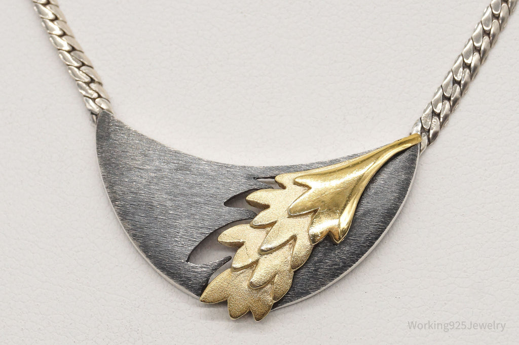 Vintage Gold Vermeil Sterling Silver Necklace 15" | Jewelry > Necklaces > Pendants | Wiccan Center