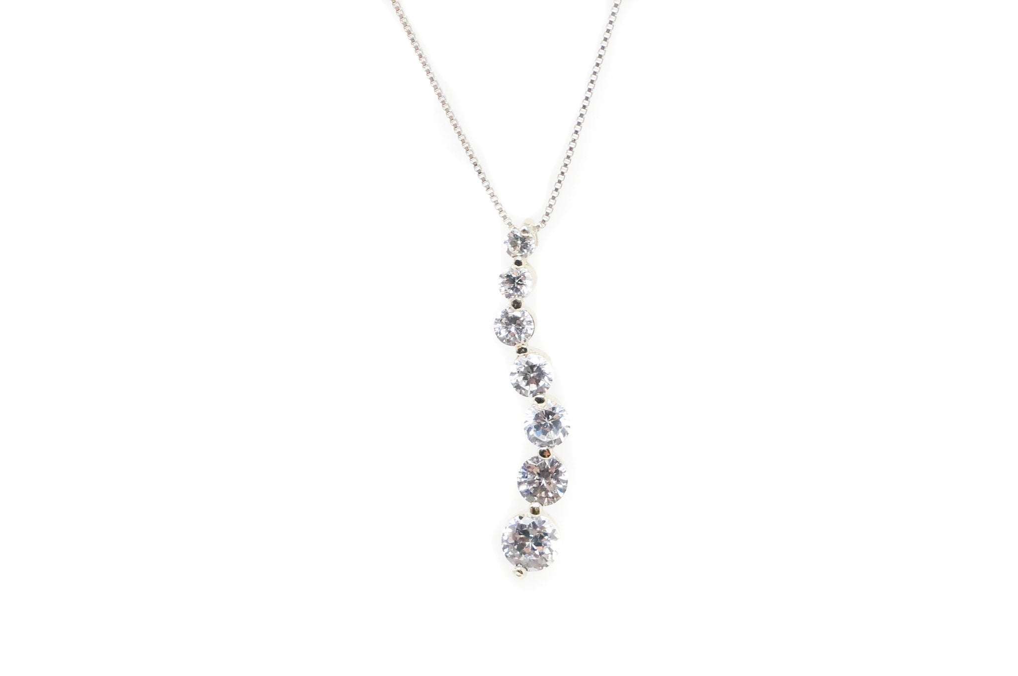 Vtg Gold Vermeil Cubic Zirconia Circles Bubbles Sterling Silver Necklace Pendant | Jewelry > Necklaces > Pendants | Wiccan Center