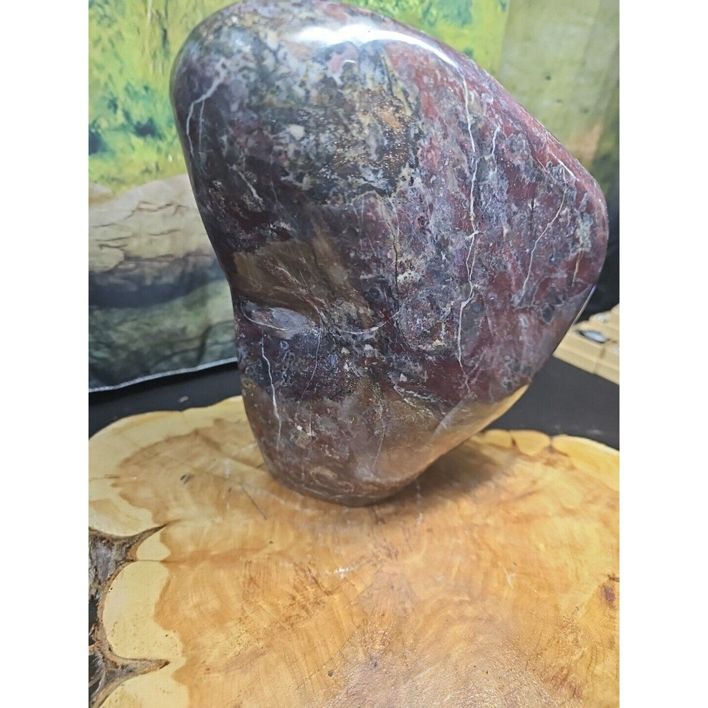 Chicken Blood Stone Quartz Crystal Mineral Specimen — 16.6 lbs, Vitality & Energy Stone | CrystalCloud Company