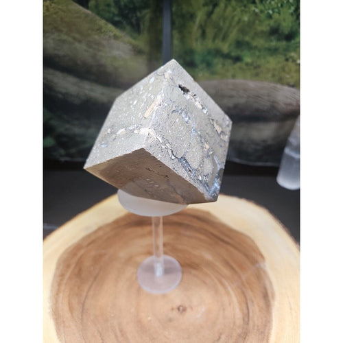2.41LB 1Pcs Natural Ocean Jasper Onyx Quartz Crystal Geode Square Heptahedron | Geodes & Clusters | Wiccan Center