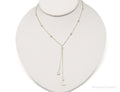 Vintage Cubic Zirconia Moon Charm Sterling Silver Necklace | Jewelry > Necklaces | Wiccan Center
