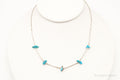 Vintage Native American Unsigned Turquoise Silver Bead Necklace | Jewelry > Necklaces > Pendants | Wiccan Center