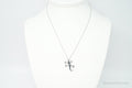 Blue Diamonds Gecko Sterling Silver Necklace | Jewelry > Necklaces > Pendants | Wiccan Center