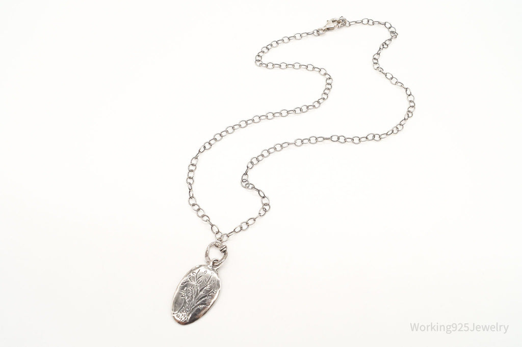 Vintage Designer Silpada Retired Family Tree Sterling Silver Necklace - 18" | Jewelry > Necklaces > Pendants | Wiccan Center