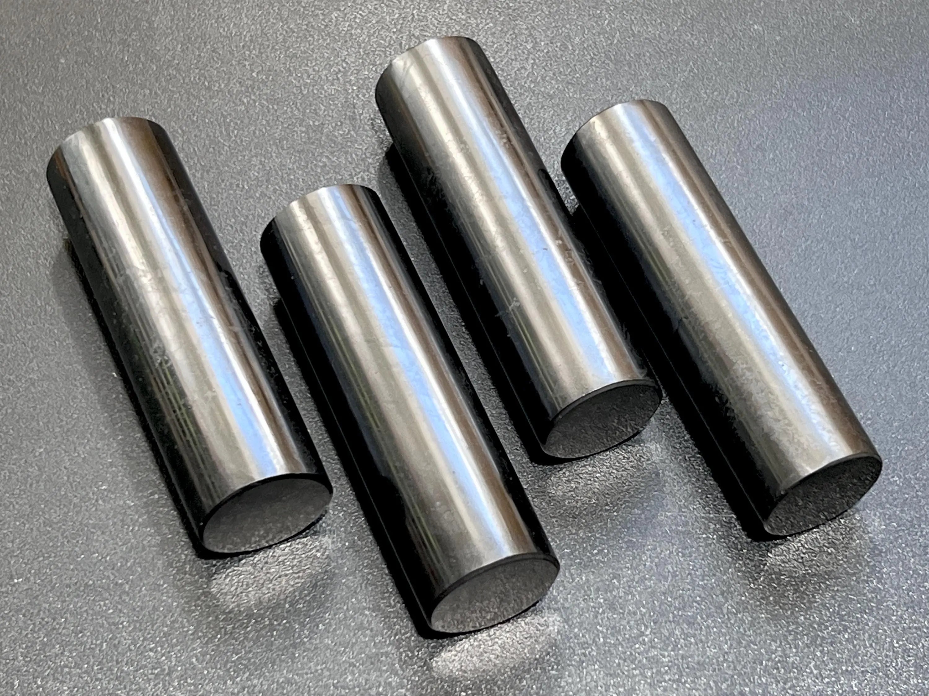 Black Shungite Cylinder Harmonizer Rod (4 Inches) Gemstone Carving Decor Supply | Home & Living > Home Decor > Home Accents > Rocks & Geodes | Wiccan Center