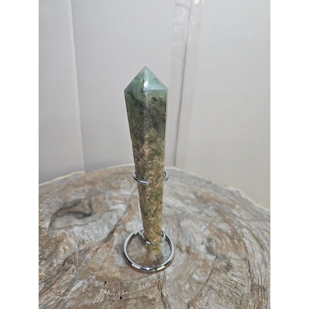 Grape Agate Scepter Crystal with Stand — 294g Collector Display Piece | CrystalCloud Company | Crystal Points & Towers | Wiccan Center