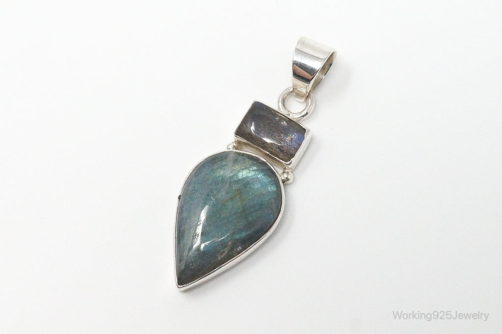 Large Designer Supreme Jewelers Labradorite Sterling Silver Pendant | Jewelry > Necklaces > Pendants | Wiccan Center