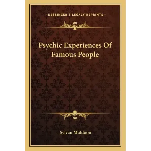 Psychic Experiences of Famous People - Paperback | Books | Wiccan Center