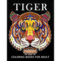 Tiger Coloring Books for Adults: Wild Animal Stress-relief Coloring Book For Grown-ups - Paperback | Books | Wiccan Center