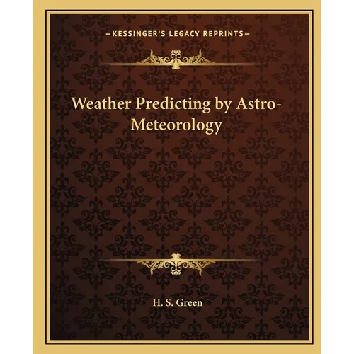 Weather Predicting by Astro-Meteorology - Paperback | Books | Wiccan Center