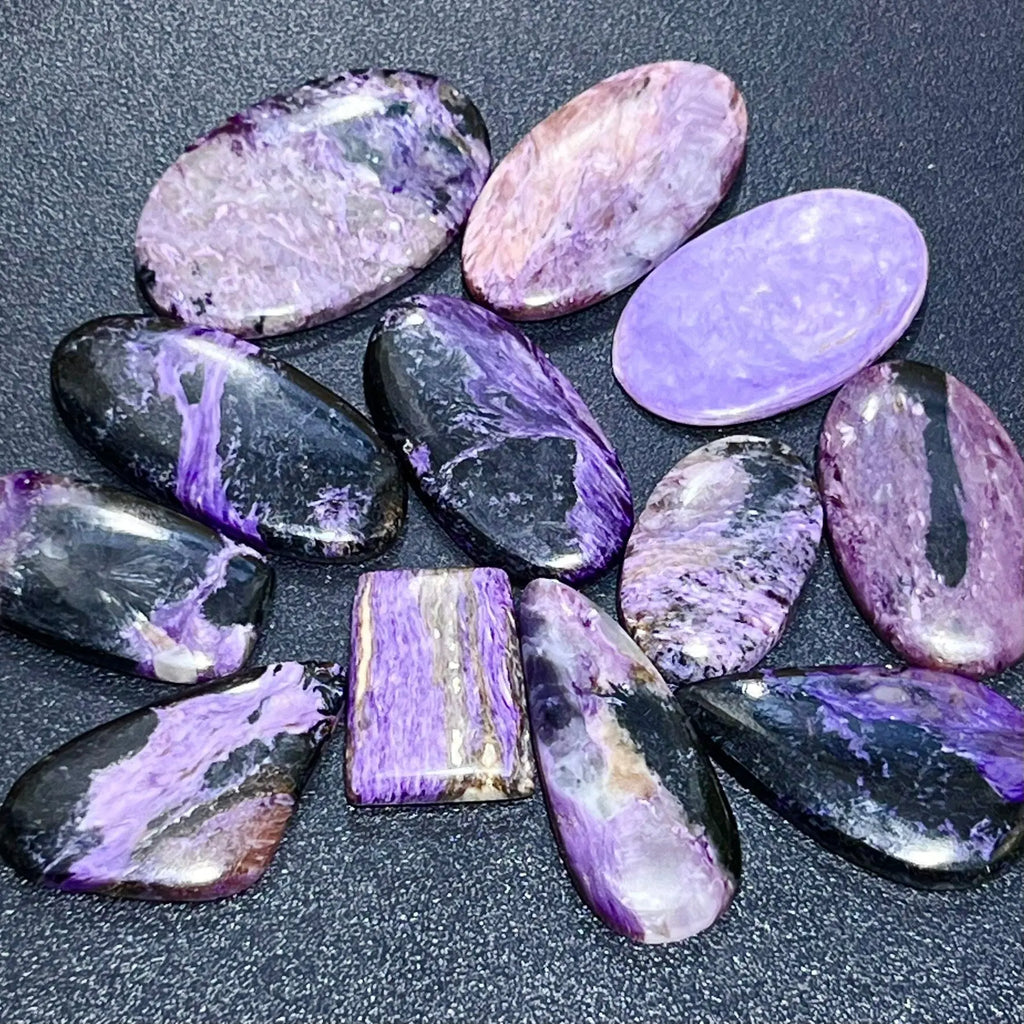 Purple Charoite Cabochons | Craft Supplies & Tools > Beads, Gems & Cabochons > Cabochons | Wiccan Center