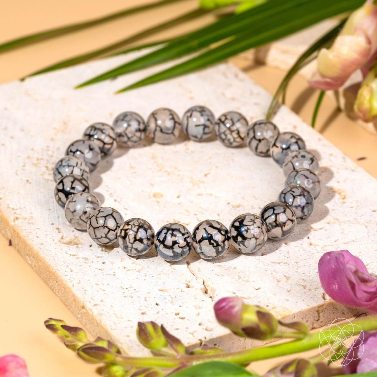 Calm in the Chaos - River Agate Bracelet | Bracelet | Wiccan Center