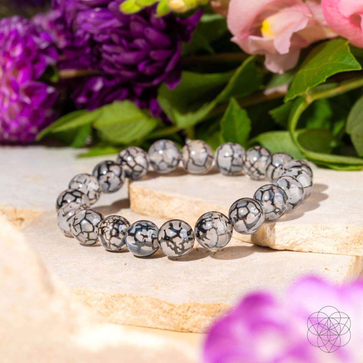 Calm in the Chaos - River Agate Bracelet | Bracelet | Wiccan Center