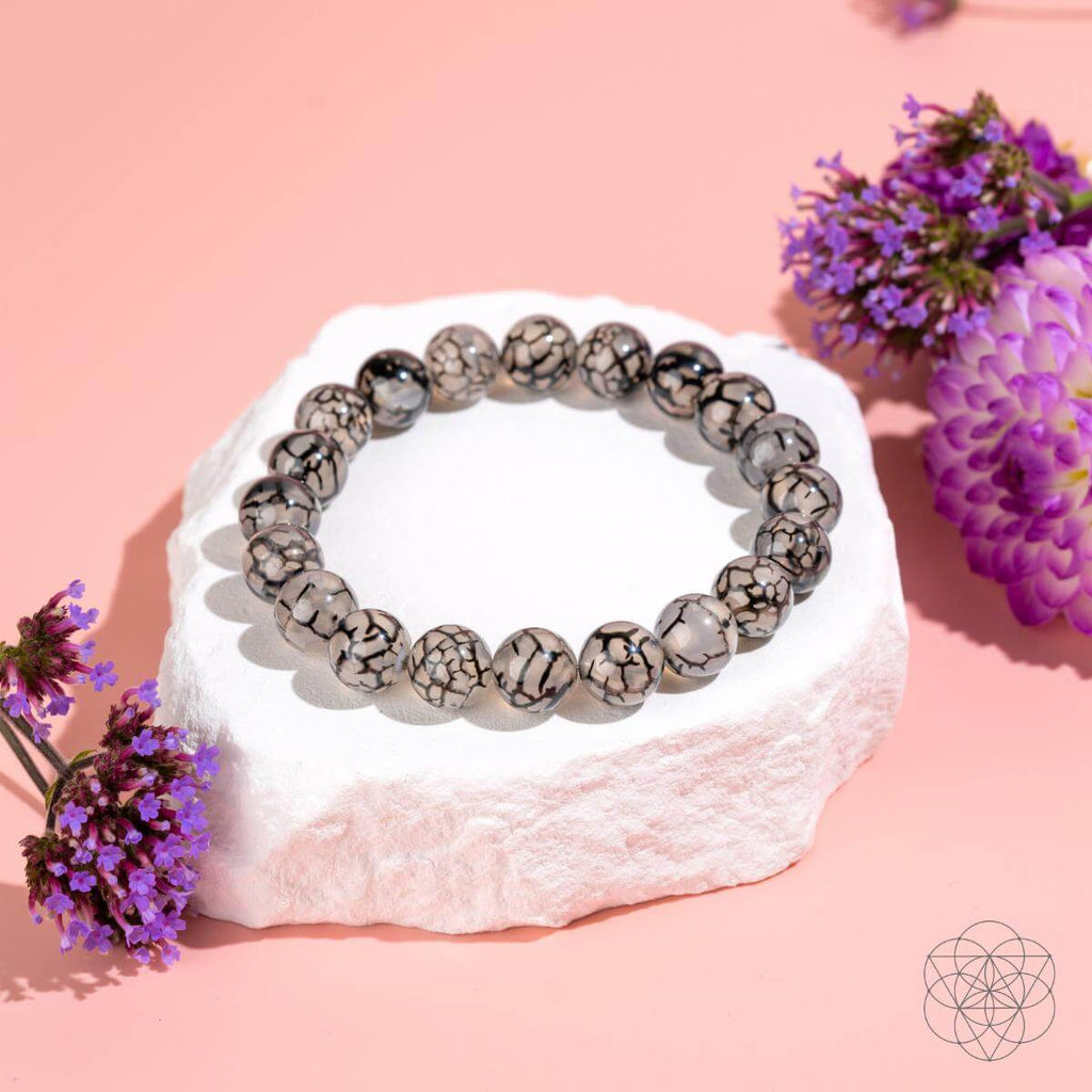 Calm in the Chaos - River Agate Bracelet | Bracelet | Wiccan Center