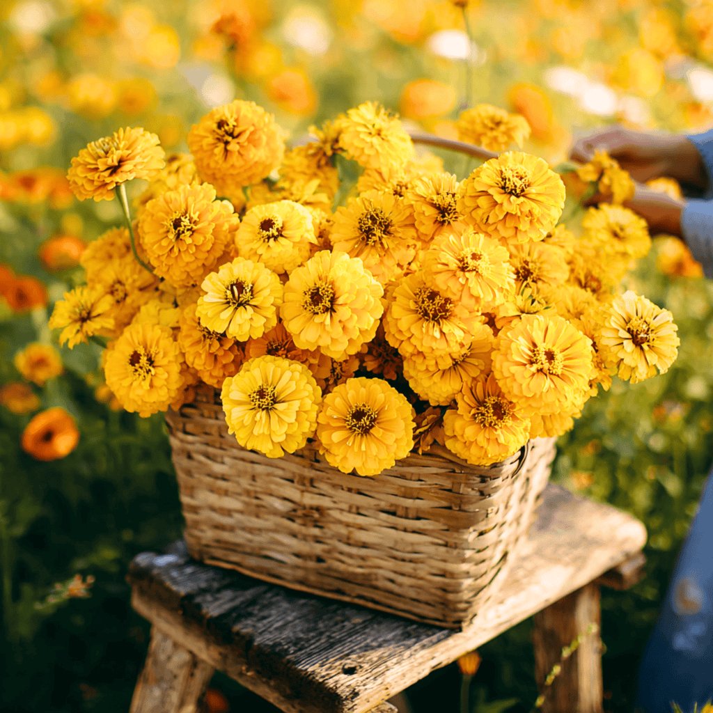 Canary Bird Zinnia – 100 Seeds | Seeds | Wiccan Center