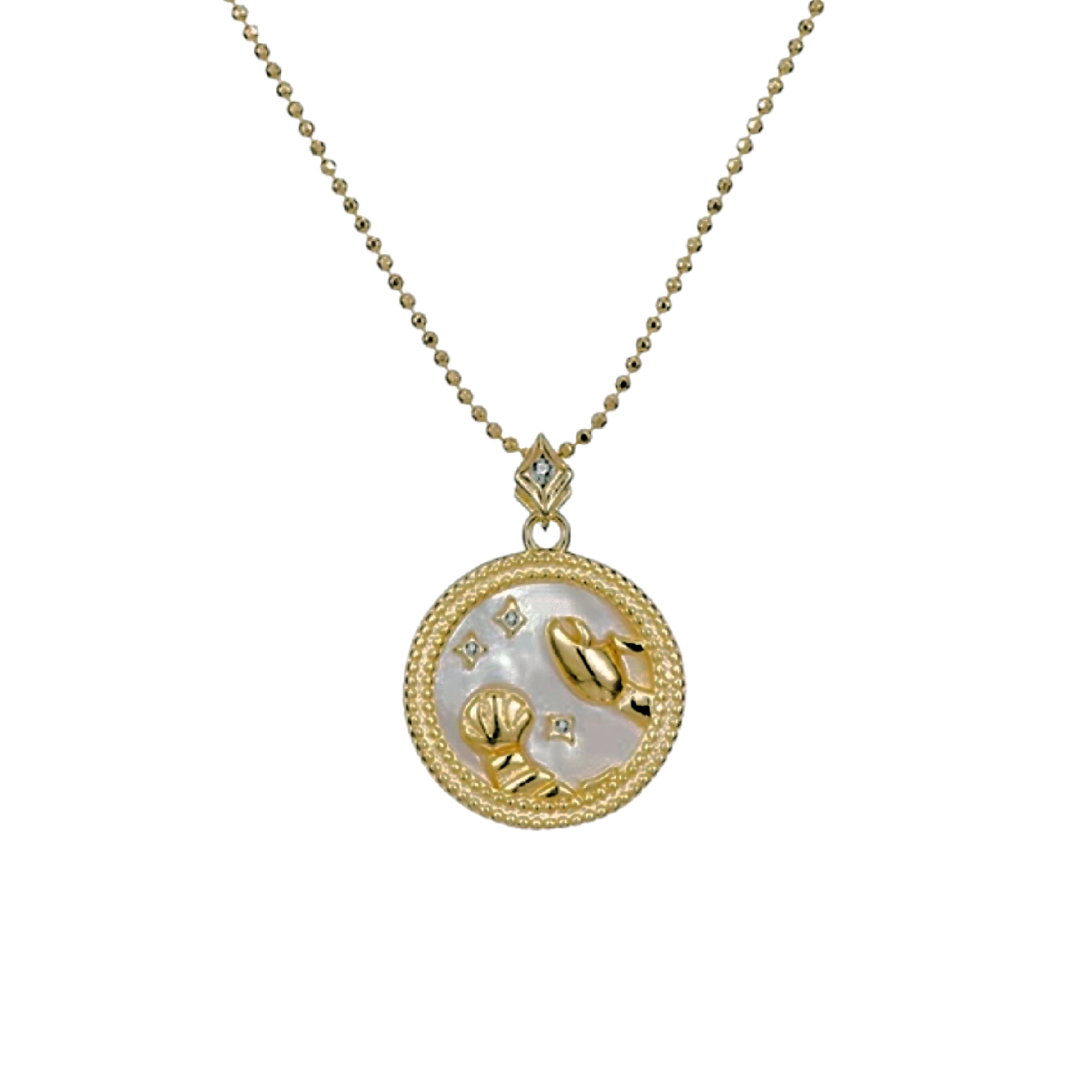 Pearl Zodiac Necklace