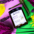 Imbolc Soy Wax Candle - Heather, Rose, Narcissus & Vetiver | Premium Scented Candle | Wiccan Center