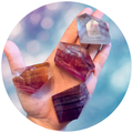 CANDY Fluorite Shapes, Polished Fluorite Freeforms, Fluorescent Crystals | | Wiccan Center